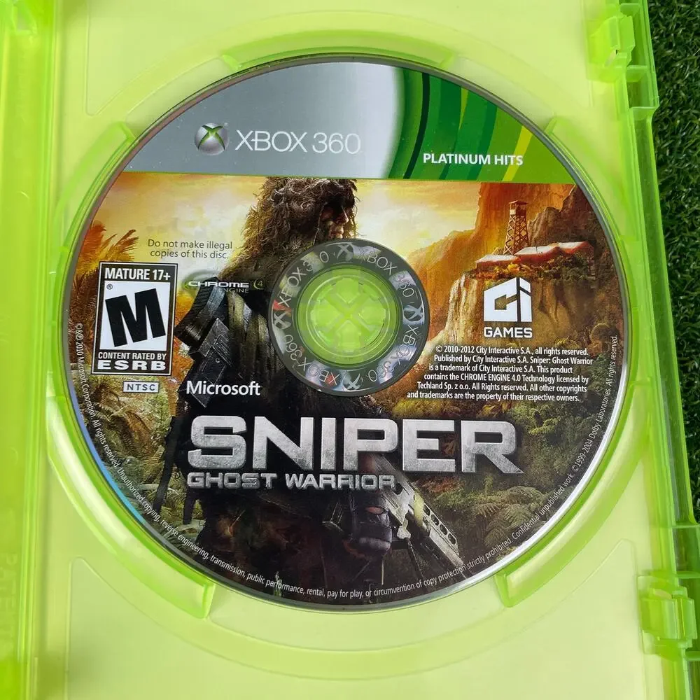 Sniper: Ghost Warrior Microsoft Xbox 360 2010